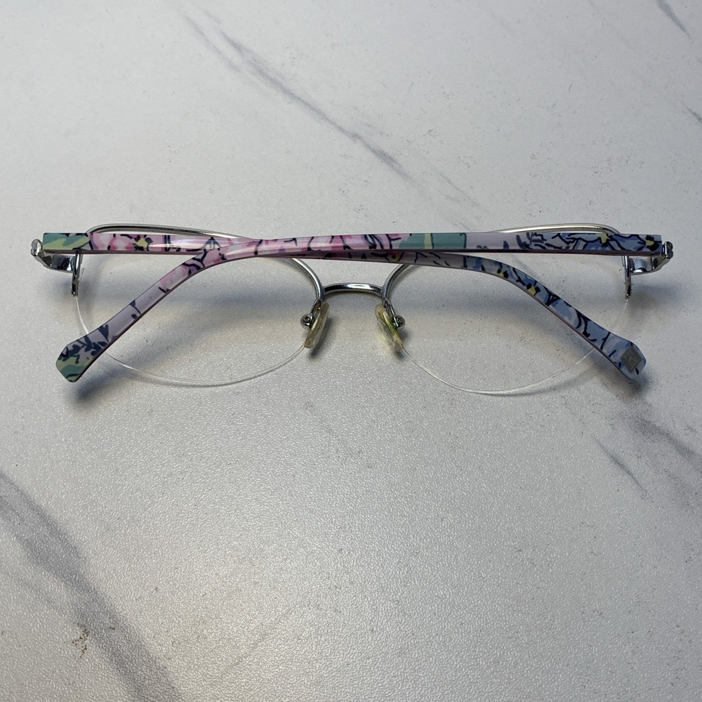 Vera Bradley Hollyhock Paisley 53-16-135 eyeglasses frames/Vineyard Floral case - Picture 2 of 9